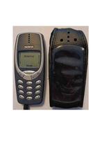 Nokia 3310 met hoesje, Gebruikt, Blauw, Geen camera, Fysiek toetsenbord