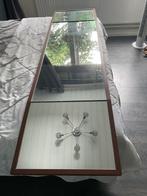 Want spiegel, Huis en Inrichting, Woonaccessoires | Spiegels, Ophalen, Zo goed als nieuw, Rechthoekig, Minder dan 100 cm