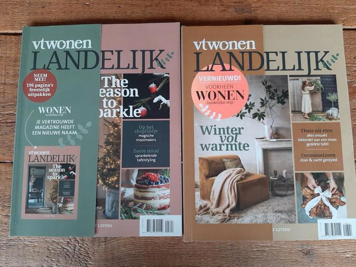 VT Wonen Landelijk - 2 edities 2024 - Zo goed als nieuw!, Boeken, Tijdschriften en Kranten, Zo goed als nieuw, Glossy, Ophalen of Verzenden