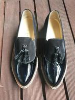 Brunate damesschoenen,zwart lak,handgemaakt uit italié, Brunate, Ophalen of Verzenden, Zo goed als nieuw, Instappers