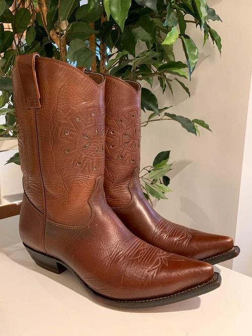 Mexicana cowboylaarzen 42 western boots bohemian laarzen, Kleding | Dames, Schoenen, Zo goed als nieuw, Hoge laarzen, Bruin, Ophalen of Verzenden