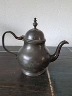 Tinnen thee pot rond 1800, gemerkt Harmanus vd Linde, Antiek en Kunst, Antiek | Tin, Ophalen of Verzenden