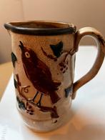 Vintage kan met vogel erop., Verzenden