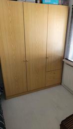 Kledingkast brede hang en smalle hang met 3 lades, Ophalen, 150 tot 200 cm, Zo goed als nieuw, Met hangruimte