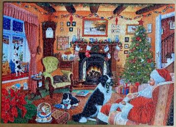 Hop puzzel. Me Too Santa. 1000 stukjes. (Kerstpuzzel) beschikbaar voor biedingen