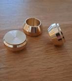 Messing Knel Afsluitplaat 22mm incl. knelmoer, Minder dan 30 cm, Overige typen, Nieuw, Minder dan 60 cm