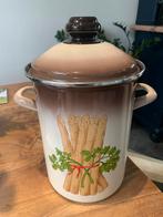Vintage Aspargus Pan met Deksel, Kookpan of Snelkookpan, Overige materialen, Inductieplaat, Ophalen of Verzenden