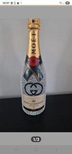 Volle fles champagne moet kerst tip, Verzamelen, Wijnen, Ophalen of Verzenden, Nieuw, Frankrijk, Champagne