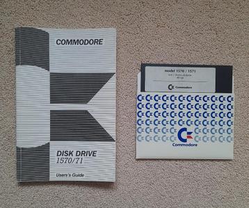 Commodore 1570/1571 handleiding en test/demo diskette beschikbaar voor biedingen