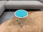 Leolux TamTam Bijzettafel Design Tafel leer Tam Tam, Huis en Inrichting, Minder dan 55 cm, Leolux, Rond, Nieuw