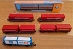 n spoor 6 Containerwagons, Hobby en Vrije tijd, Modeltreinen | N-Spoor, Gelijkstroom of Wisselstroom, Trix, Ophalen of Verzenden