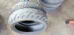 Setje gebruikte motorbanden Bridgestone T32 180/55 120/70-17, Ophalen