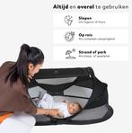 Deryan Baby Luxe Zwart Reisbedje met Windscherm(strand tent), Kinderen en Baby's, Ophalen of Verzenden, Nieuw, Reisbedje