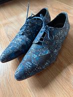 Heren Schoenen - Party Boom Design, Ophalen, Blauw, Zo goed als nieuw, Veterschoenen