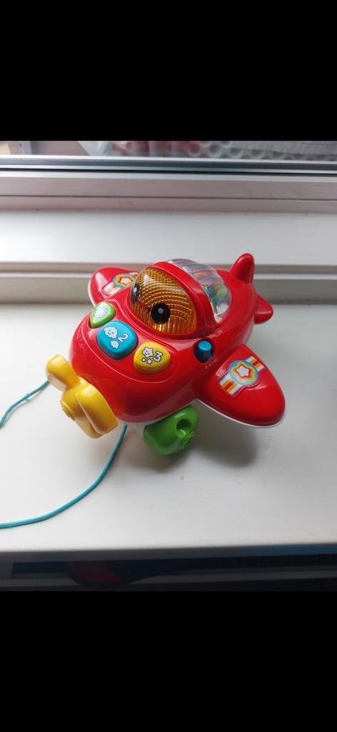 Als nieuw Vtech avonturen vliegtuig met geluid/licht muziek., Kinderen en Baby's, Speelgoed | Vtech, Zo goed als nieuw, 6 maanden tot 2 jaar