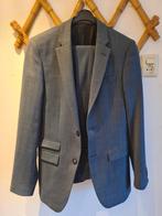 BENVENUTO - 2delig pak - jeansblauw ruitje S/M, Kleding | Heren, Ophalen of Verzenden, Zo goed als nieuw, Blauw