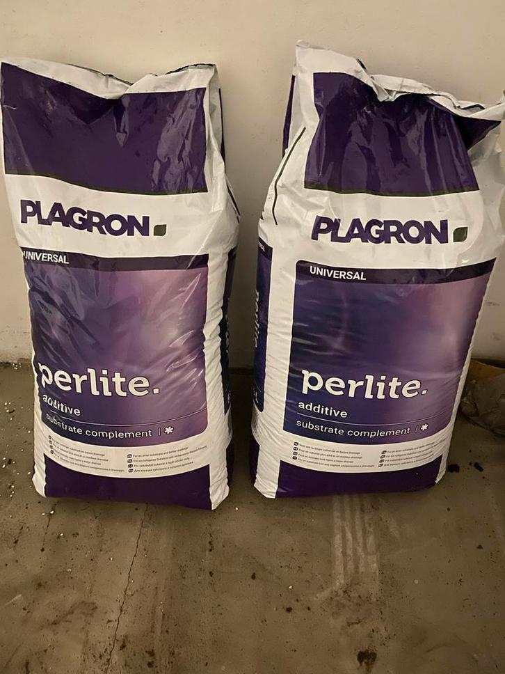 2x Plagron Perlite 60L - Nieuw & Geseald, Tuin en Terras, Aarde en Mest, Perliet, Ophalen of Verzenden
