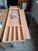Sjoelbak kinderen 120x28 inclusief schijven, Ophalen, Zo goed als nieuw