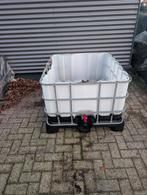 Halve waterbak & 1000L watertank, Ophalen