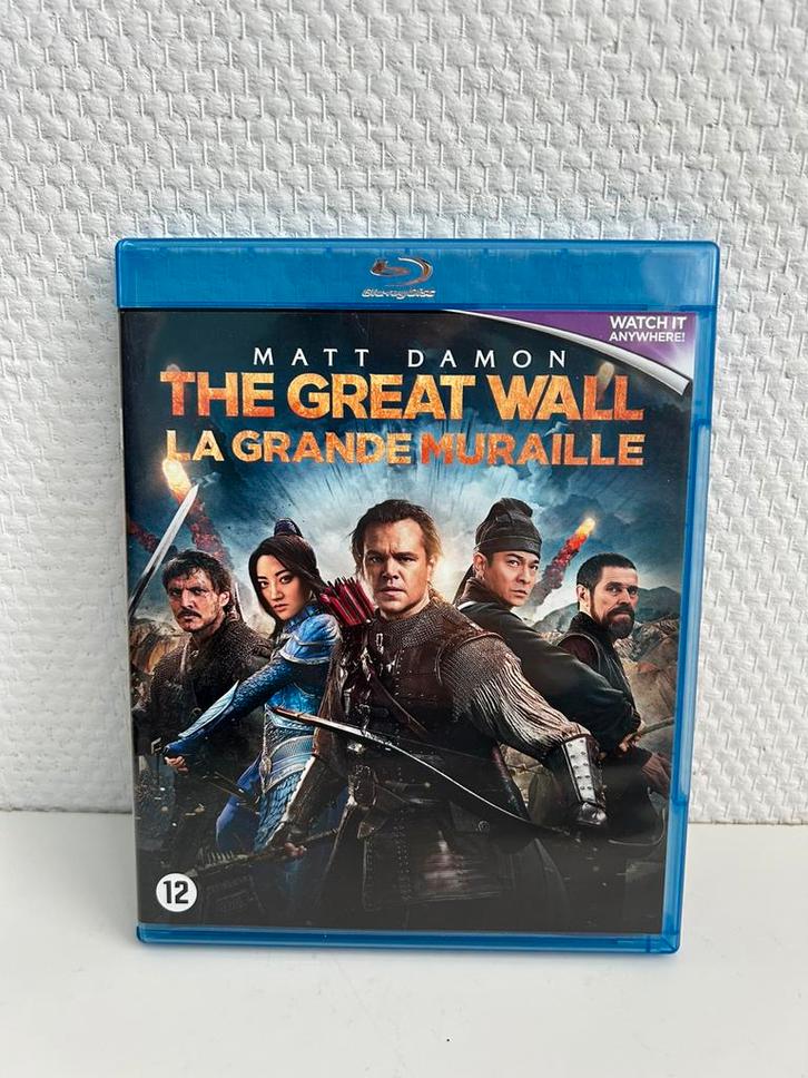 Blu-ray The Great Wall, Cd's en Dvd's, Blu-ray, Zo goed als nieuw, Avontuur, Ophalen of Verzenden