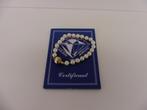 Parel armband met gouden slot                            D70, Overige materialen, Gebruikt, Overige kleuren, .