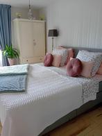 boxspring, Ophalen, Grijs, Neutraal, Tweepersoons