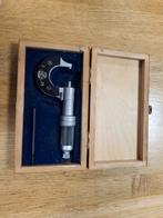 Etalon Zwitserland Micrometer 0-25mm in houten kist, Ophalen