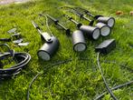 Philips Hue Lilly 5 Tuinspots Set + Bridge, Tuin en Terras, Ophalen, Minder dan 50 watt, Aluminium, Smartlamp