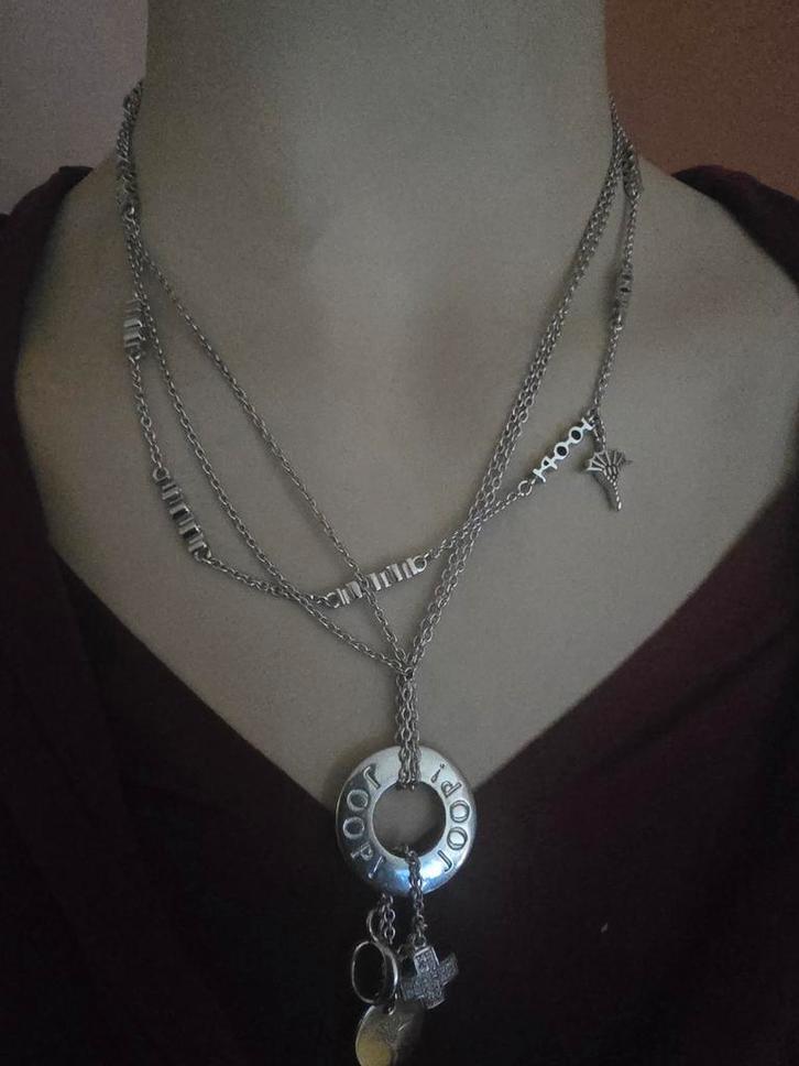 Joop vintage zilveren ketting!, Sieraden, Tassen en Uiterlijk, Kettinghangers, Zo goed als nieuw, Zilver, Zilver, Ophalen of Verzenden