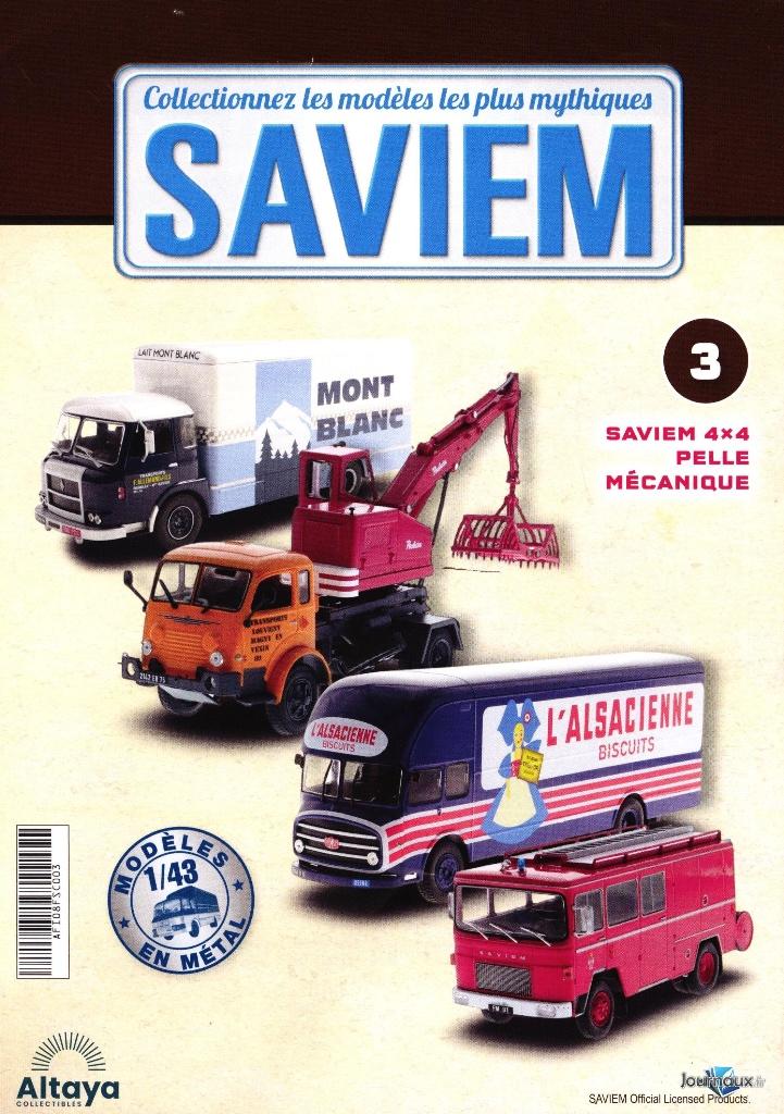 Saviem 4x4 Pelle Mecanique 1/43 serie Saviem ALTAYA # 3, Hobby en Vrije tijd, Modelauto's | 1:43, Verzenden, Nieuw, Bus of Vrachtwagen