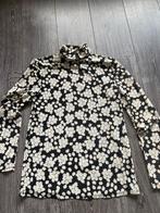 Fabiënne Chapot Col Shirt - Bloemenprint, Ophalen of Verzenden, Zo goed als nieuw, Maat 42/44 (L), Zwart