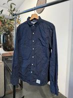 Superdry Overhemd - Donker Blauw - Maat L, Kleding | Heren, Blauw, Zo goed als nieuw, Superdry, Halswijdte 39/40 (M)