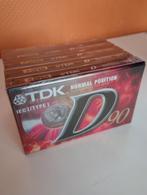 TDK D90 Nieuw 5 stuks, 2 t/m 25 bandjes, Overige genres, Ophalen of Verzenden, Nieuw in verpakking