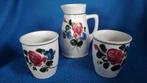 Glühwein Set Lilian Porselein - Kan en 2 Bekers, Overige typen, Ophalen of Verzenden, Zo goed als nieuw, Overige stijlen