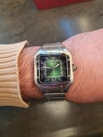 Cartier Santos Emerald Automatic, Sieraden, Tassen en Uiterlijk, Horloges | Heren, Nieuw, Ophalen of Verzenden