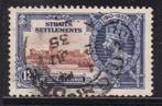 936 – Straits Settlements michel 190 gestempeld , 25 jaar Ko, Postzegels en Munten, Postzegels | Azië, Verzenden, Gestempeld, Oost-Azië