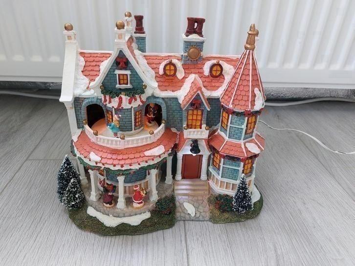 Dickensville Landhuis van de kerstman, Diversen, Kerst, Gebruikt, Ophalen of Verzenden