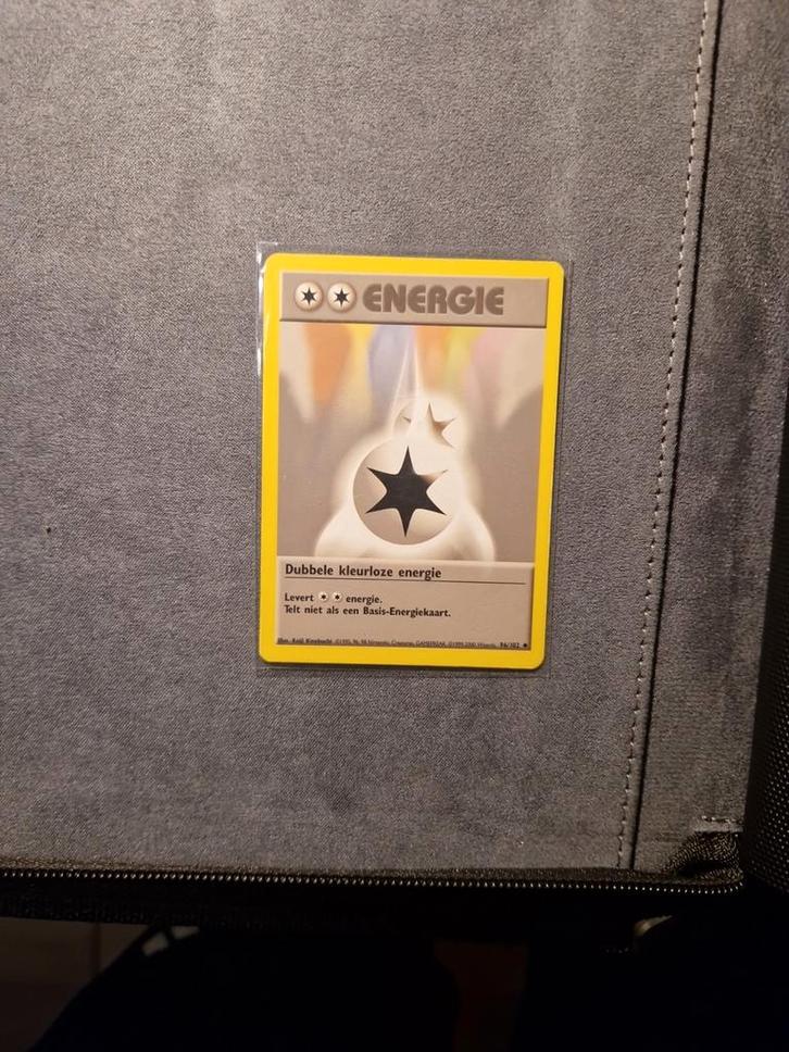 Dubbel kleurloze Energie 96/102 Base Set 1999 Wotc, Hobby en Vrije tijd, Verzamelkaartspellen | Pokémon, Zo goed als nieuw, Losse kaart