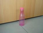 Herbruikbare roze transparante kunststof fles drinkfles 1L, Ophalen of Verzenden