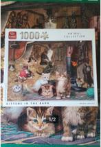 Puzzel. Kittens in the barn. 1000 st, Ophalen, 500 t/m 1500 stukjes, Zo goed als nieuw, Legpuzzel