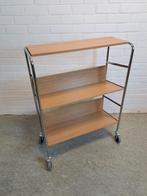 Trolley boekenkast bibliotheekkar boekenkar dossierwagen, 50 tot 100 cm, 25 tot 50 cm, 100 tot 150 cm, Met plank(en)