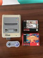 SNES with repro chrono trigger & earthbound & controllers, Met 2 controllers, Gebruikt, Ophalen of Verzenden, Met games