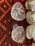 Suiker- en melkstel kristal, Antiek en Kunst, Ophalen of Verzenden