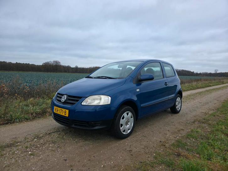 Volkswagen Fox 1.2 40KW 2008 Blauw, Auto's, Volkswagen, Particulier, Fox, Airbags, Airconditioning, Boordcomputer, Climate control