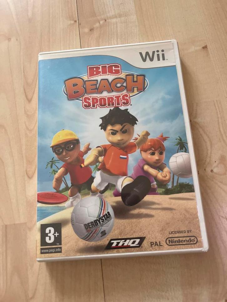 Wii Big Beach Sports - Strandplezier!, Spelcomputers en Games, Games | Nintendo Wii, Gebruikt, Sport, 3 spelers of meer, Vanaf 3 jaar