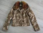 Yes or No imitatie suede jas, maat M, Kleding | Dames, Bruin, Verzenden, Yes or No, Zo goed als nieuw