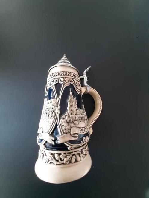 KING Bierpul Handgemaakt Roemenie Peleș Boekarest 43/10.000, Antiek en Kunst, Antiek | Keramiek en Aardewerk, Ophalen of Verzenden