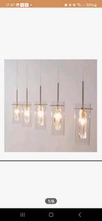 Hanglamp 5 cilinders, Huis en Inrichting, Lampen | Hanglampen, Ophalen of Verzenden, Gebruikt, Minder dan 50 cm