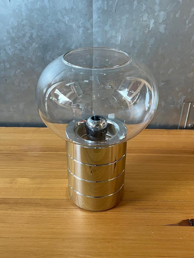 Föhl kandelaar  jaren 60 70 verchroomd, Huis en Inrichting, Woonaccessoires | Kandelaars en Kaarsen, Overige materialen, West Germany