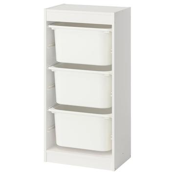 IKEA Trofast ladenkast wit met witte bakken beschikbaar voor biedingen